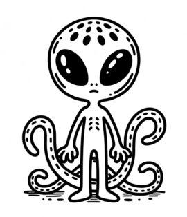 Alien PDF zum Ausdrucken