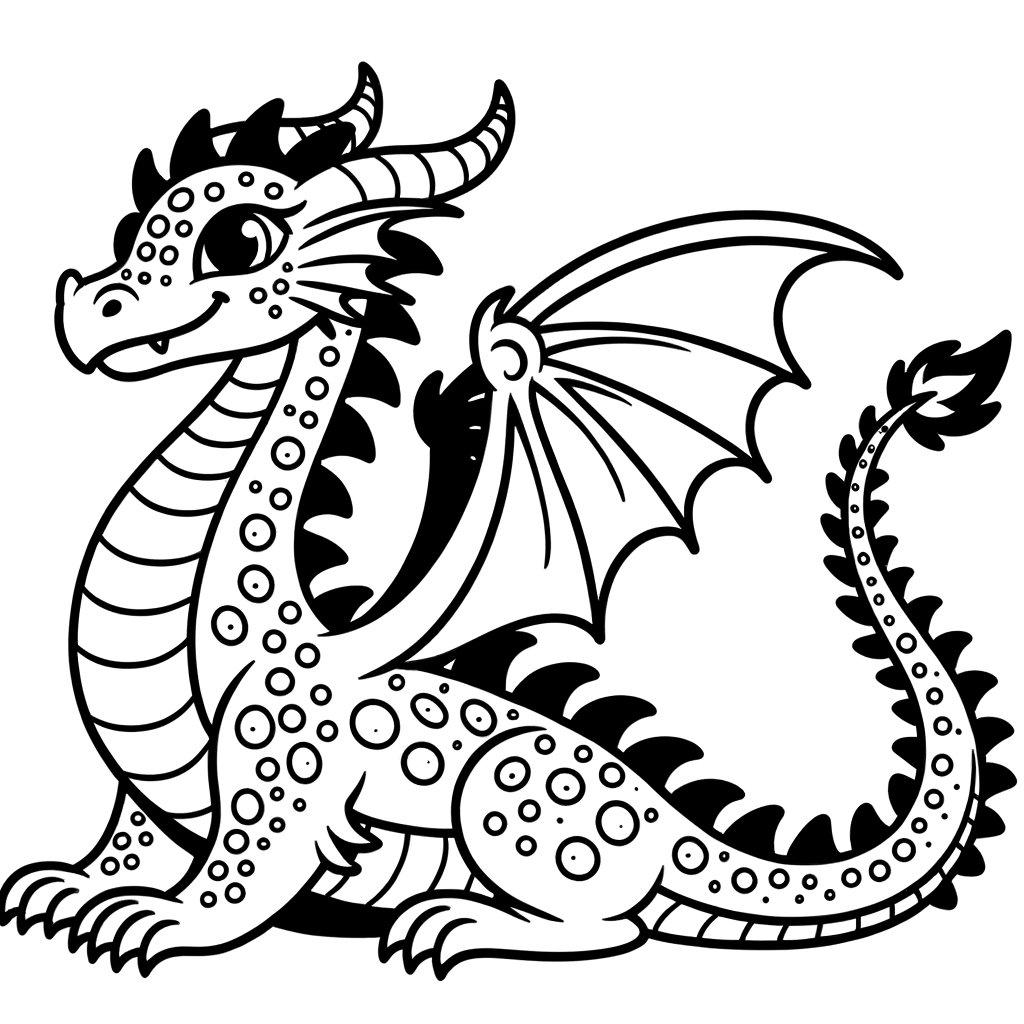 Drache Malvorlagen kostenloses PDF