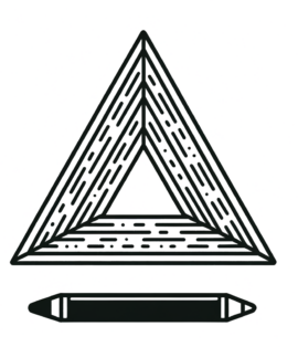 Dreieck Malbild kostenlos PDF