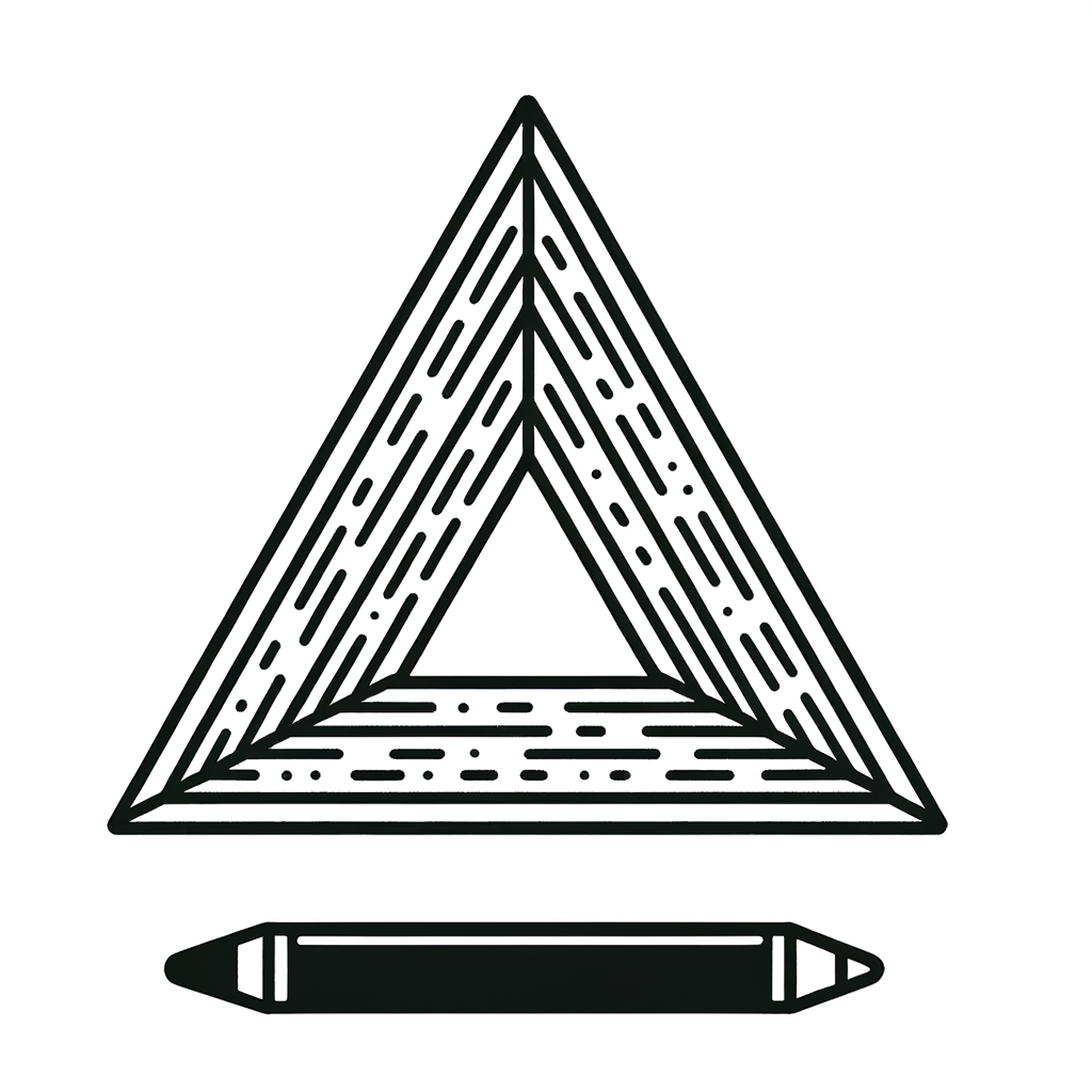Dreieck Malbild kostenlos PDF