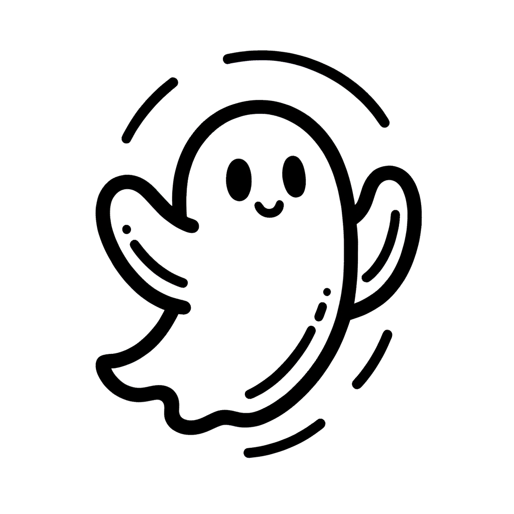 Druckvorlage Gespenst als PDF