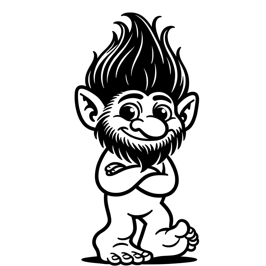 Druckvorlage Kobold als PDF