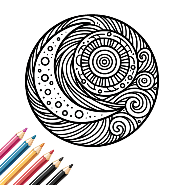  Druckvorlage Kreis als PDF - Meine-Malvorlage.de Bildidee 