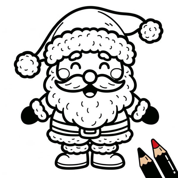  Druckvorlage Nikolaus als PDF - Meine-Malvorlage.de Motiv 