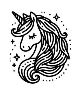 Einhorn Malvorlagen kostenloses PDF