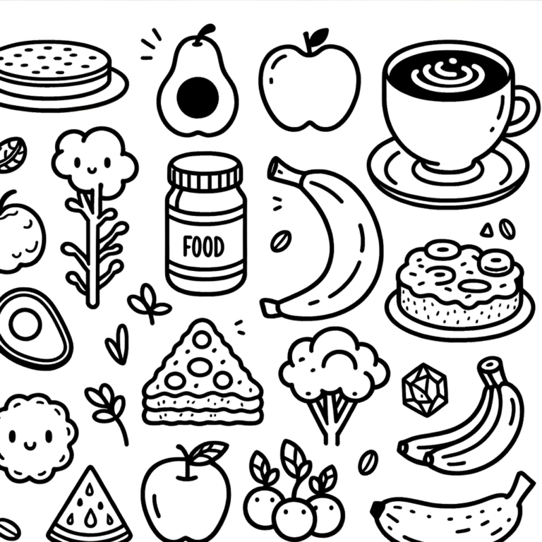  Essen Malvorlagen kostenloses PDF - Meine-Malvorlage.de Motiv 