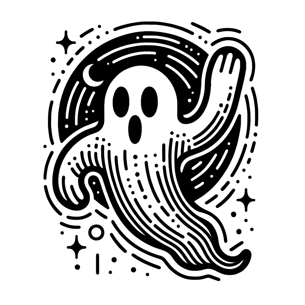 Geist Ausmalbild zum Download