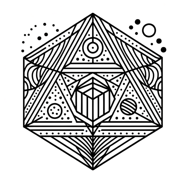  Foto zu Geometrische Form PDF zum Ausdrucken - Meine-Malvorlage.de 