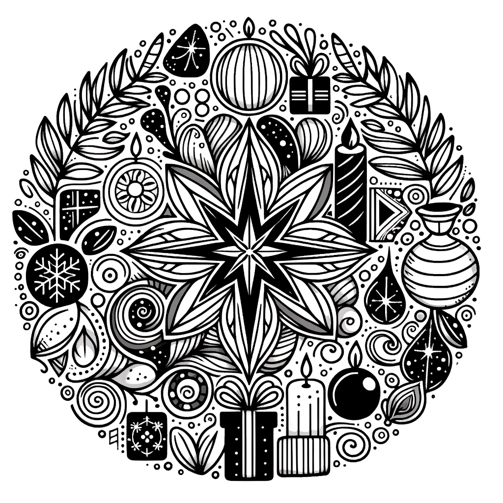 Gratis Ausmalbild Advent PDF