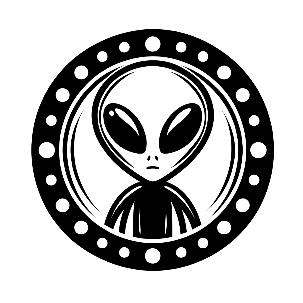 Gratis Ausmalbild Alien PDF