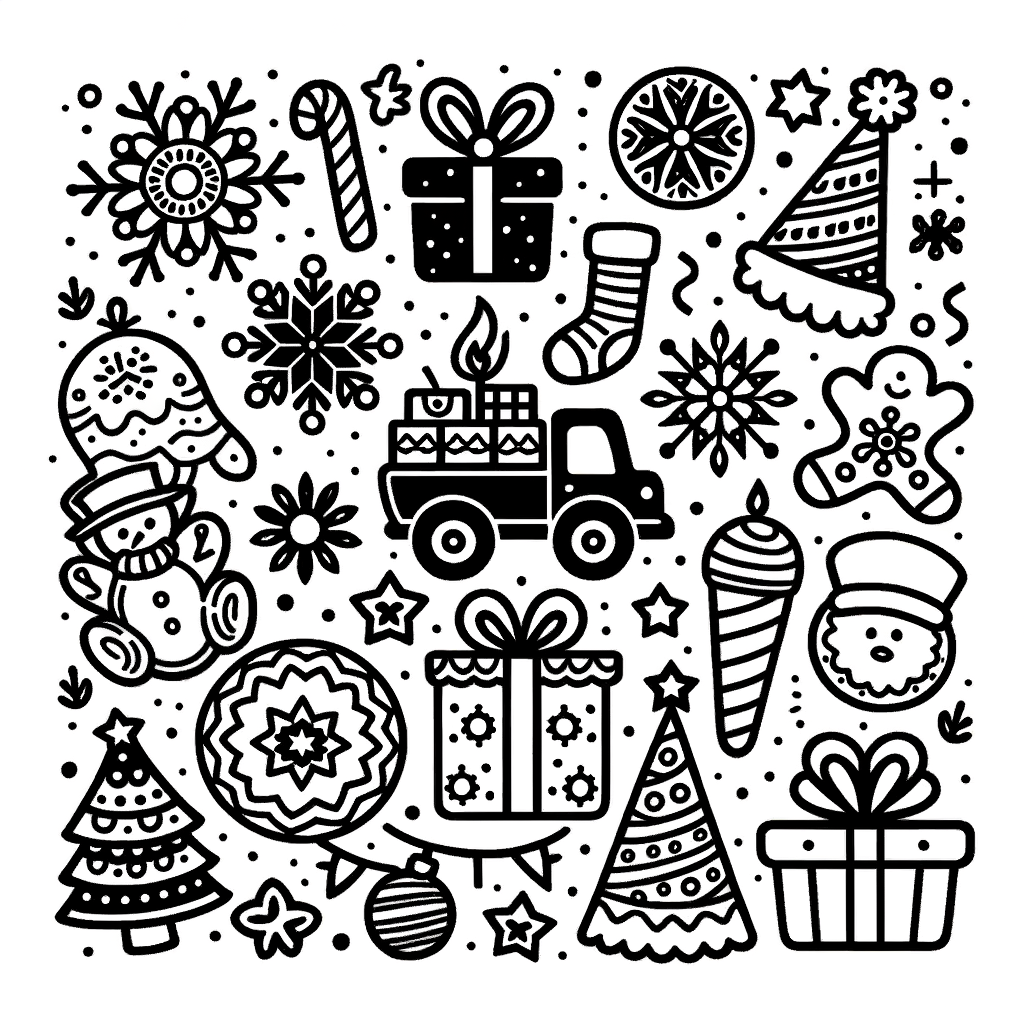 Gratis Ausmalbild Feste PDF
