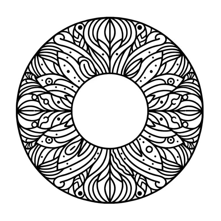  Gratis Ausmalbild Kreis PDF - Meine-Malvorlage.de Bildidee 