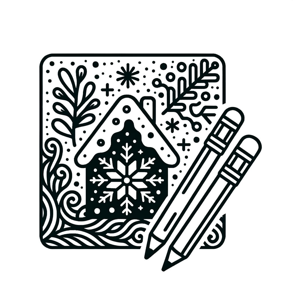 Gratis Ausmalbild Neujahr PDF