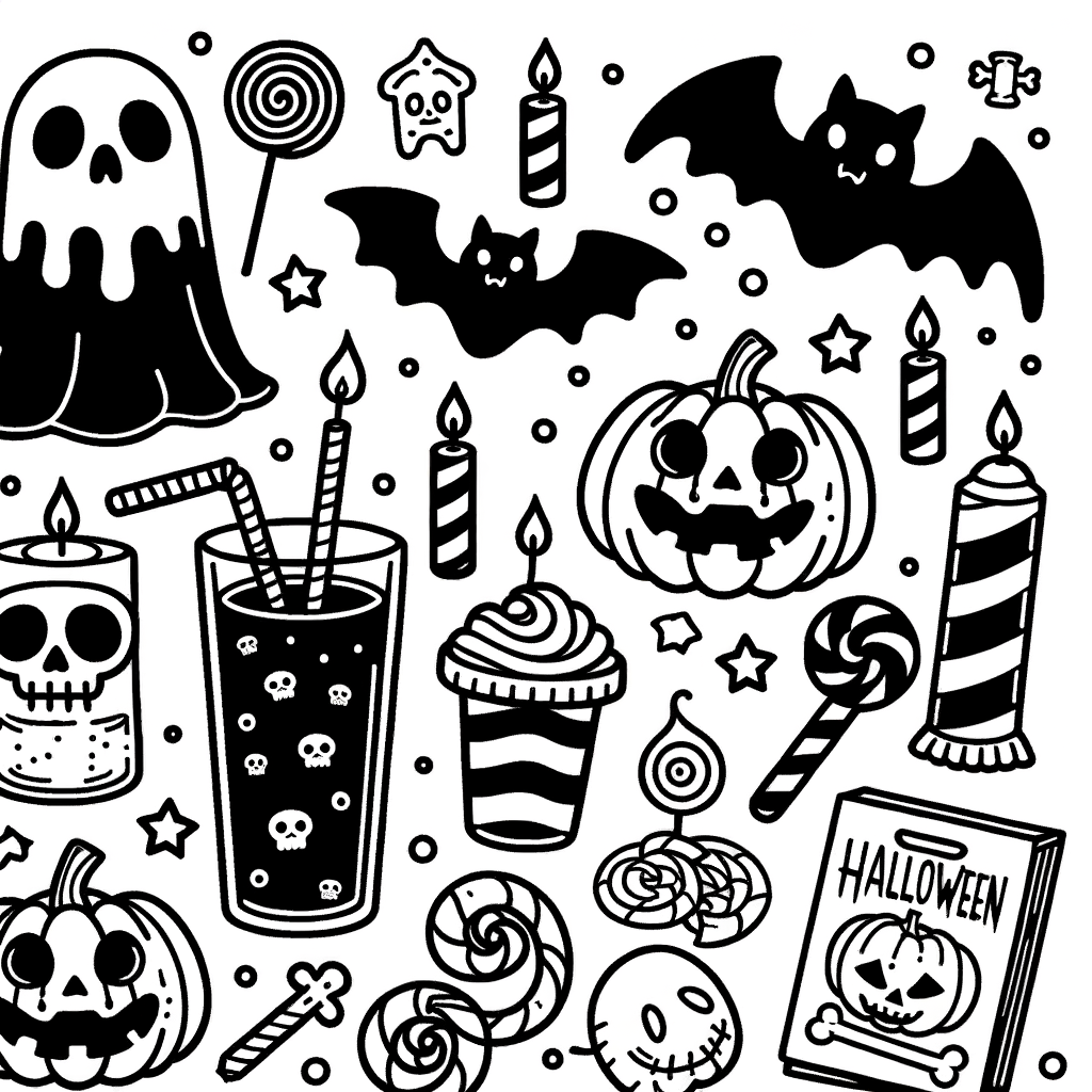 Halloween Malvorlagen kostenloses PDF