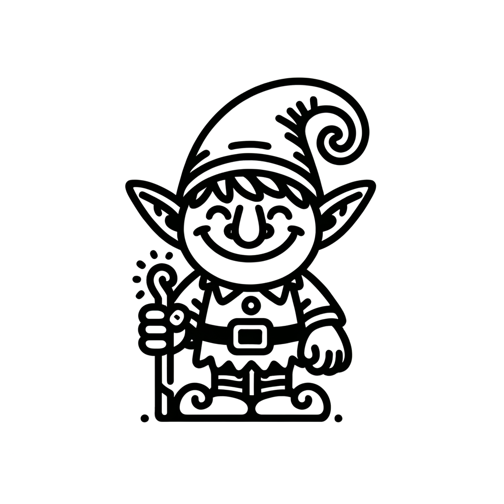 Kobold Ausmalbild zum Download
