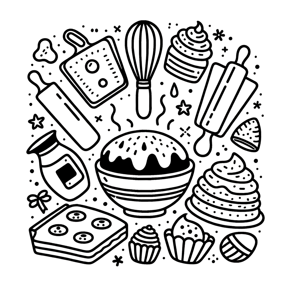 Kostenlose Backen Druckvorlage PDF