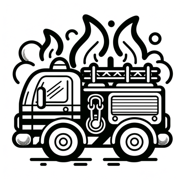 ausmalbilder feuerwehr pdf
