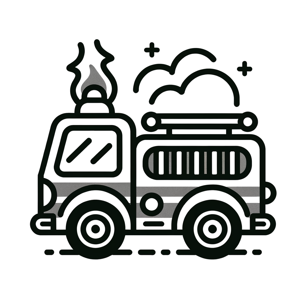Kostenlose Feuerwehrwagen PDF Vorlage