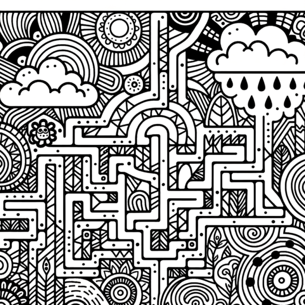 Kostenlose Labyrinth Malvorlagen PDF - Meine-Malvorlage.de