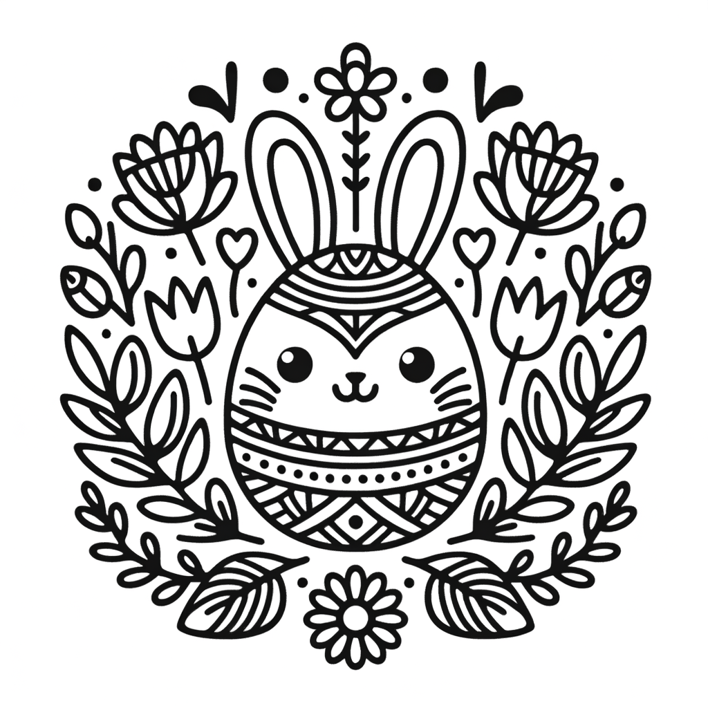 Kostenlose Malvorlage Ostern PDF
