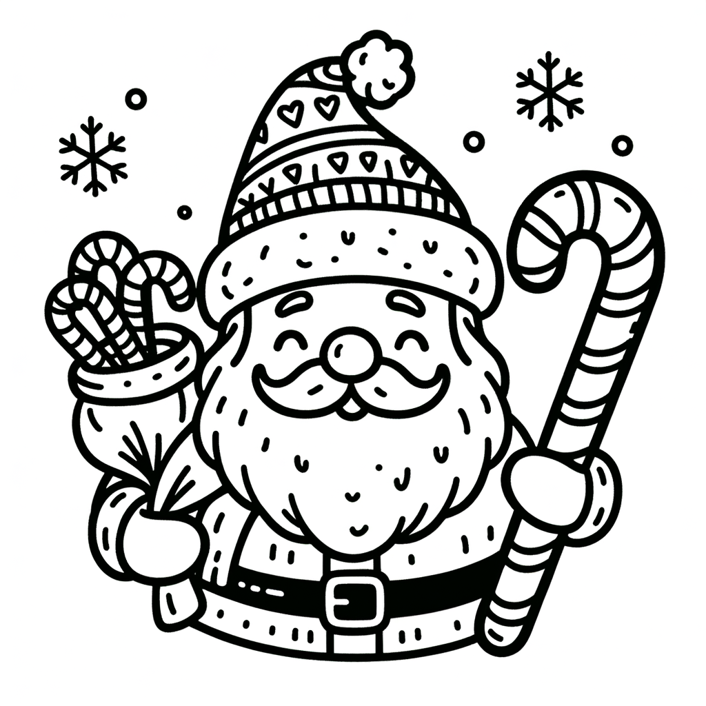 Kostenlose Nikolaus Ausmalbild PDF