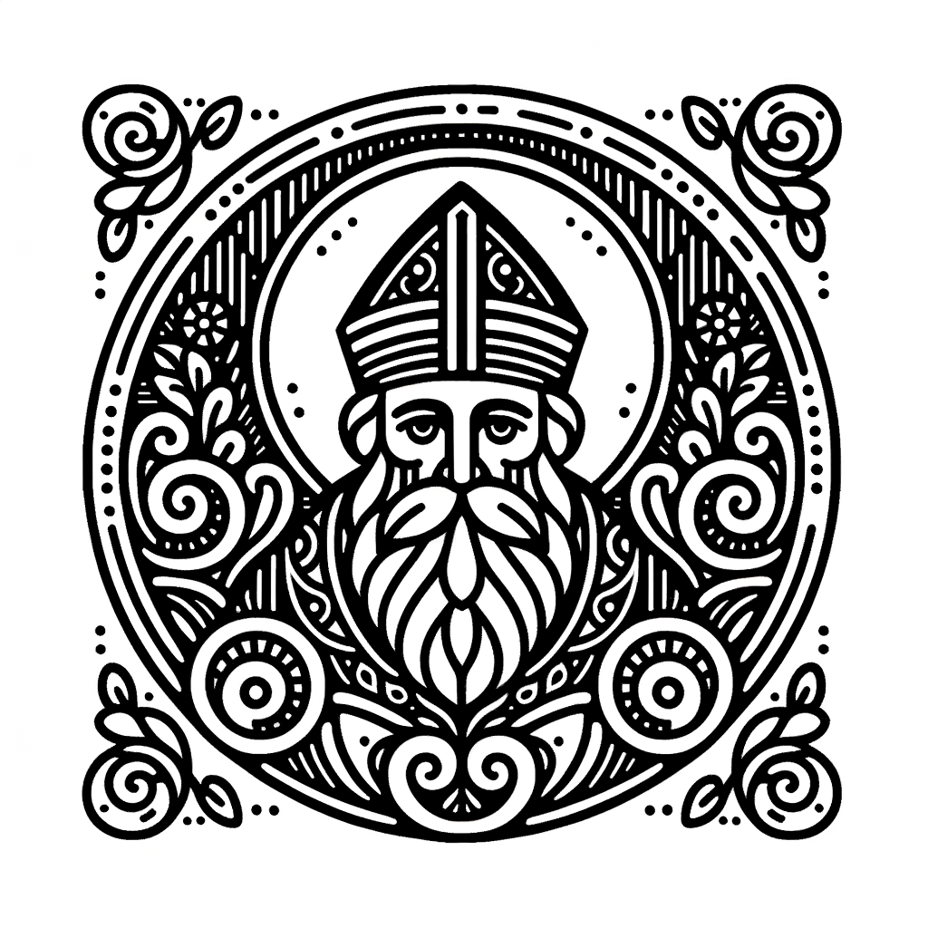 Kostenlose Nikolaus Ausmalbilder PDF