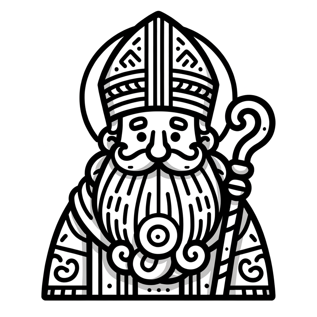 Kostenlose Nikolaus Malvorlagen PDF