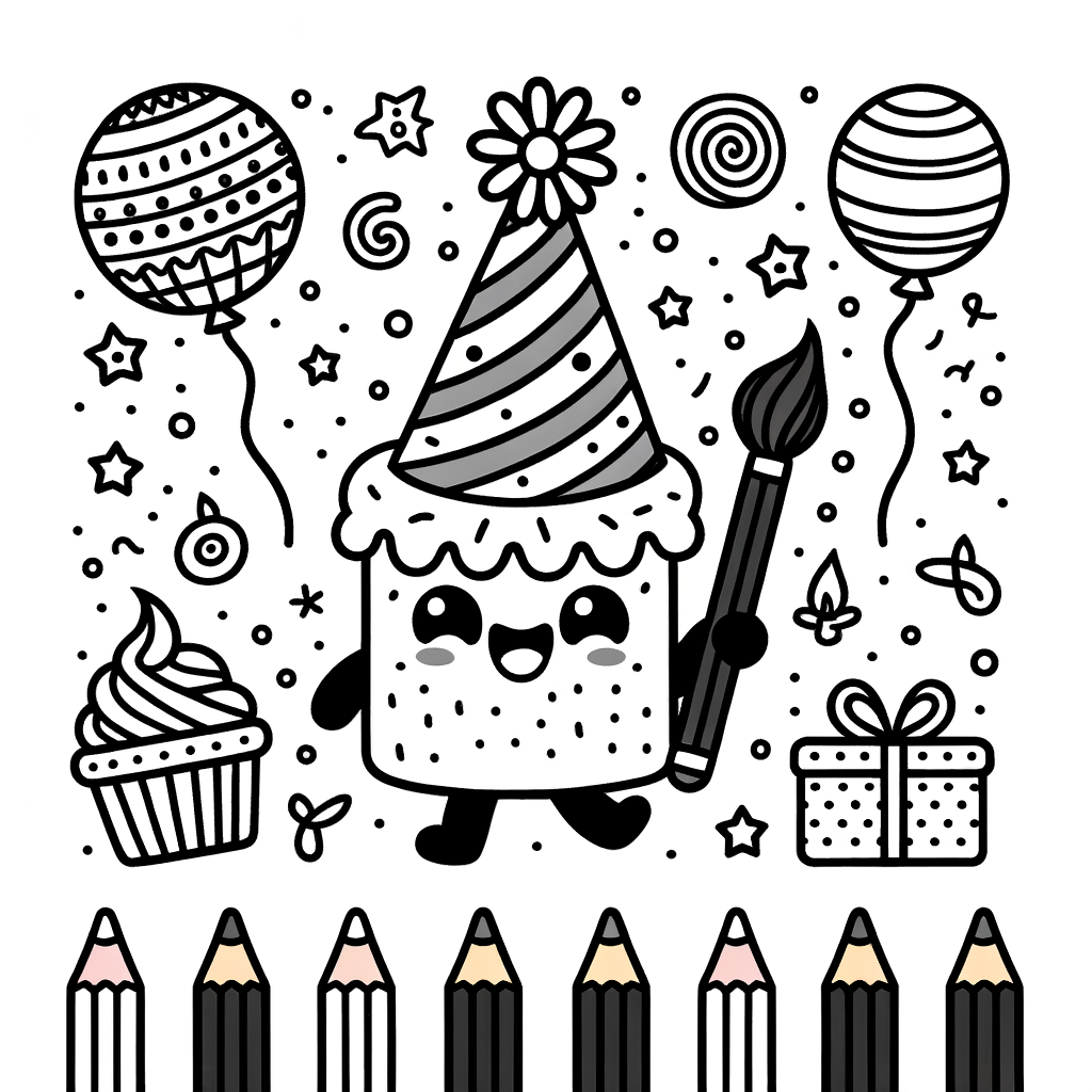 Kostenlose Party Druckvorlage PDF