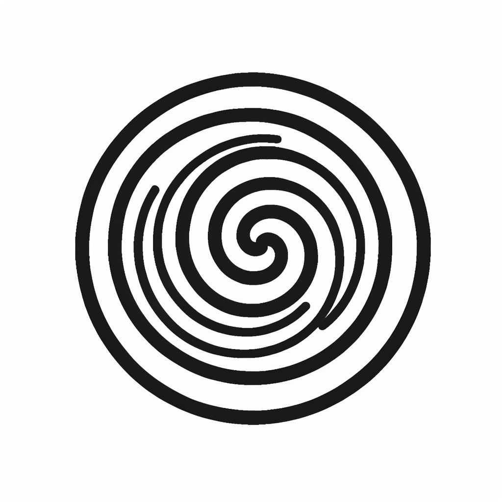Kostenlose PDF Spirale Malbild