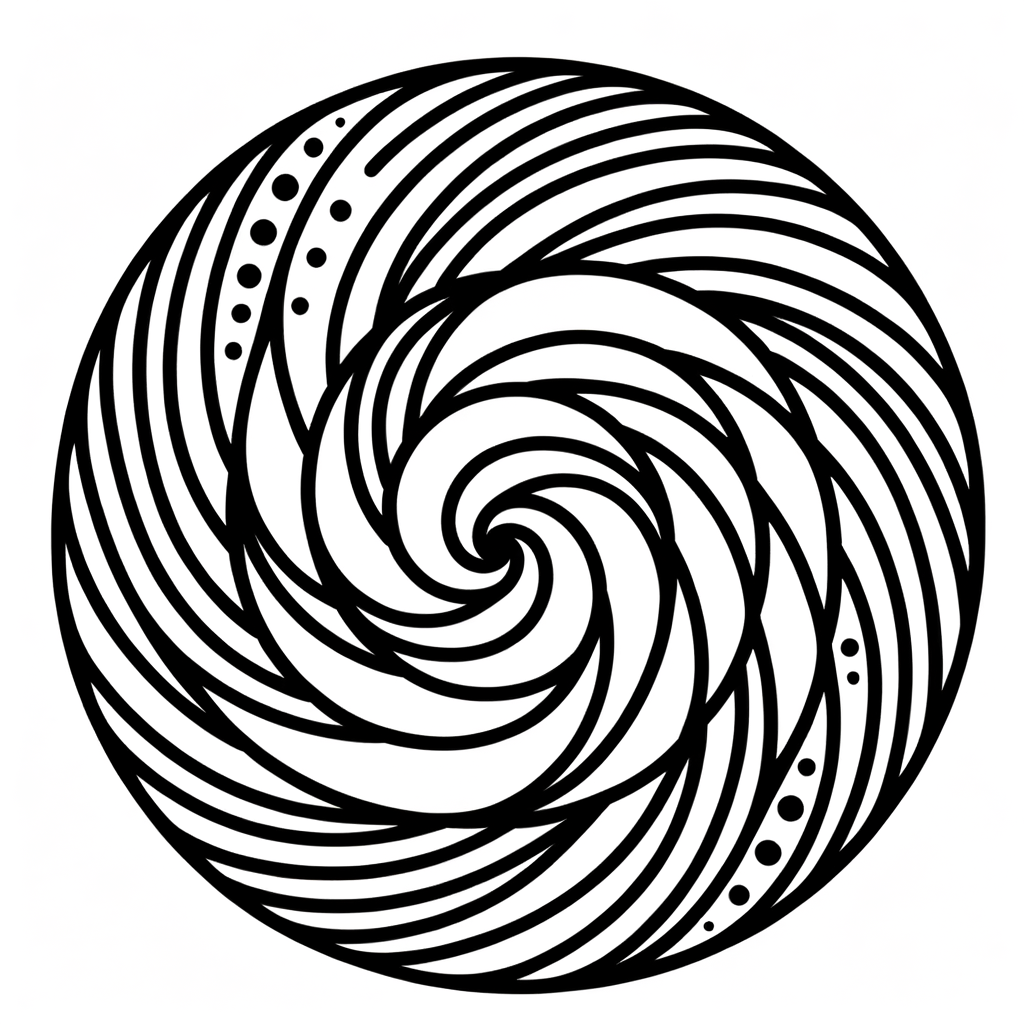 Kostenlose Spirale Druckvorlage PDF