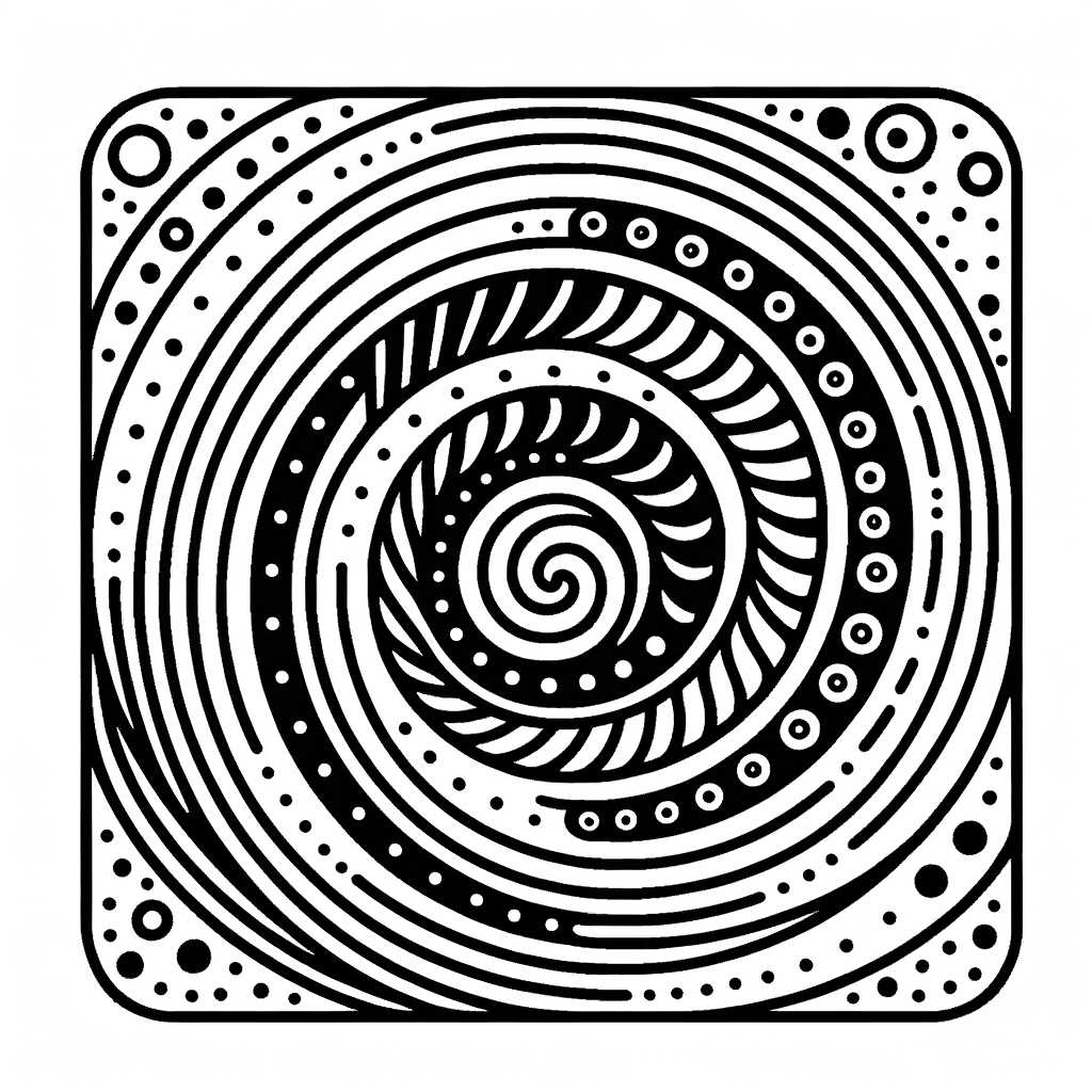 Kostenlose Spirale PDF Vorlage