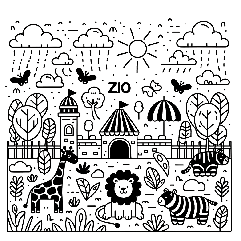 Kostenlose Zoo PDF Vorlage