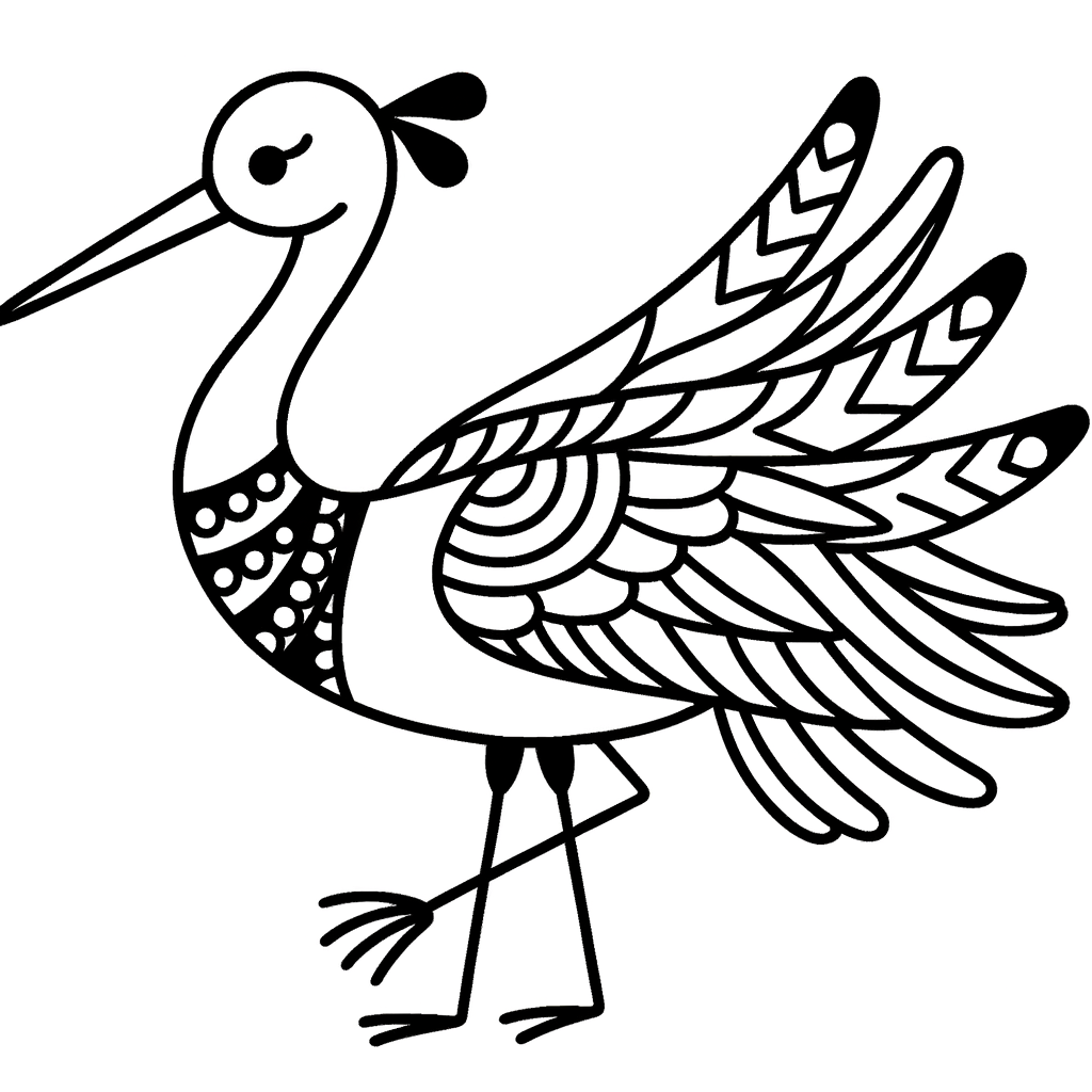 Kran Malvorlage kostenlos PDF