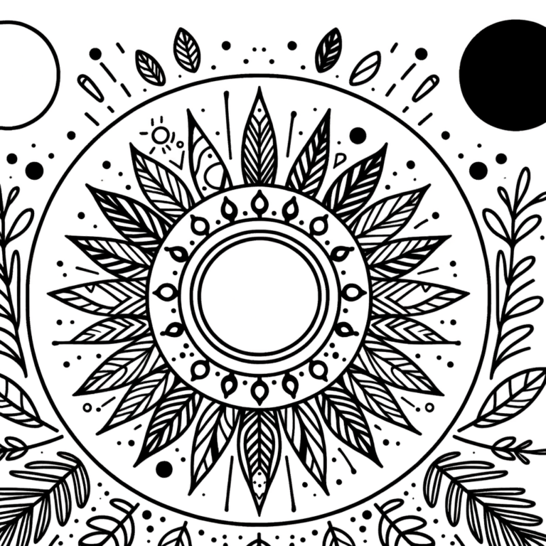  Kreis Ausmalbild PDF zum Drucken - Meine-Malvorlage.de Motiv 