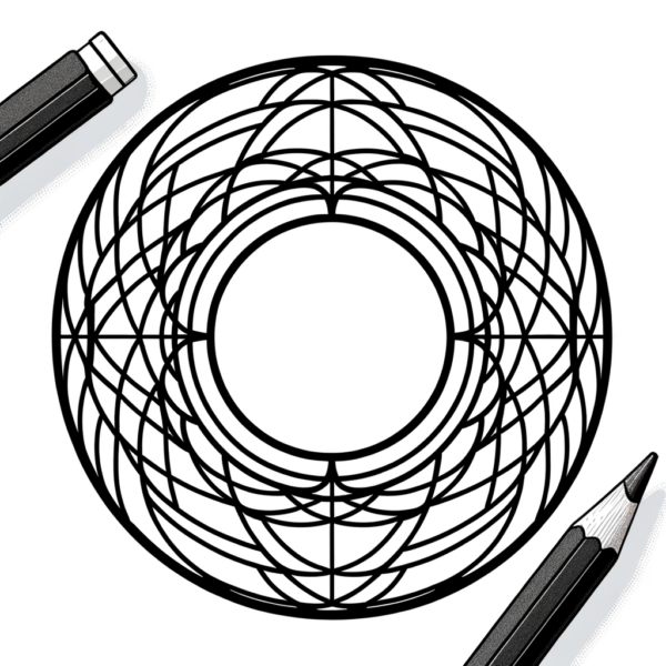  Kreis Ausmalbild zum Download - Meine-Malvorlage.de Illustration 