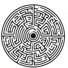 Labyrinth PDF zum Ausdrucken - Meine-Malvorlage.de