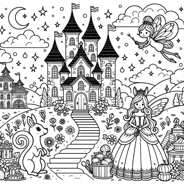 Märchen Ausmalbilder PDF downloaden - Meine-Malvorlage.de