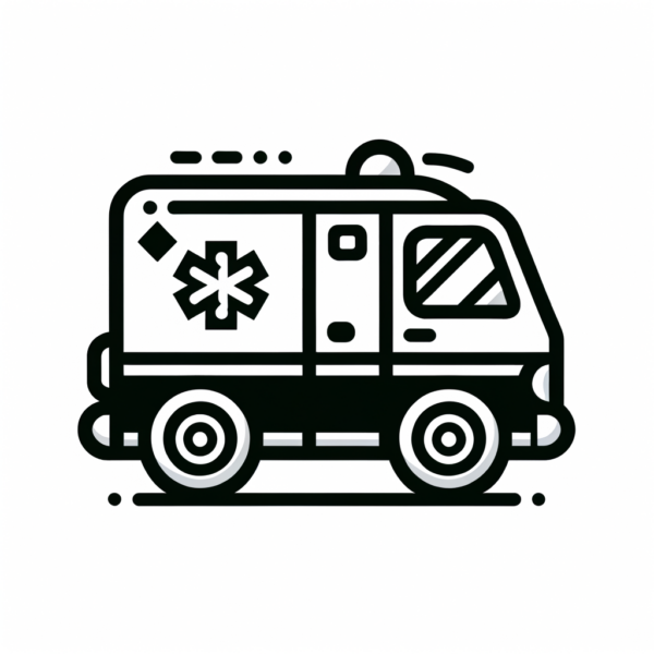  Rettungswagen Ausmalbilder PDF downloaden - Meine-Malvorlage.de Motiv 