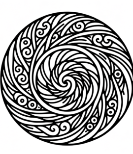 Spirale Malvorlagen kostenloses PDF