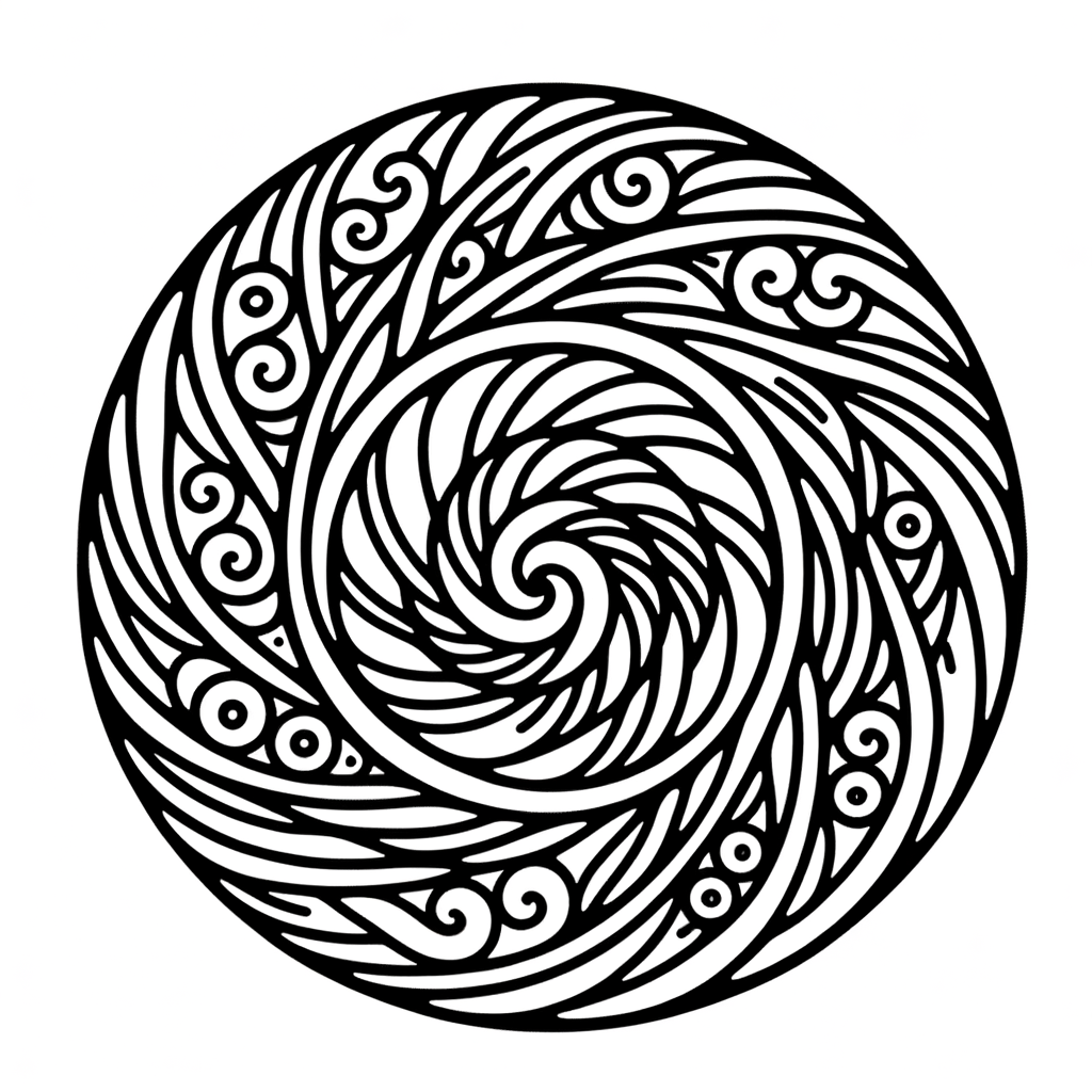 Spirale Malvorlagen kostenloses PDF