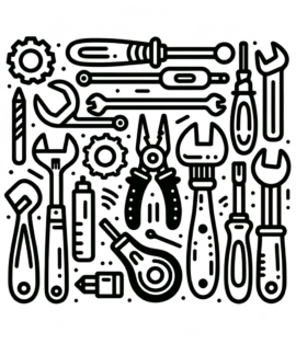 Werkzeug Malvorlage zum Ausdrucken